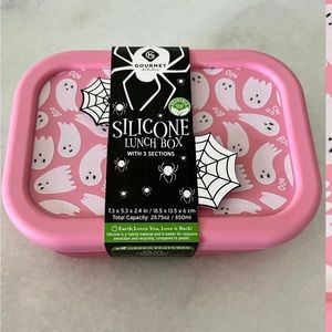 Pink Ghost Halloween Food Container